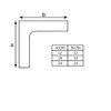 Pair of Coated Metal Shelf Brackets - Corner Brackets Wall