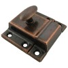 Antique Copper Large Stamped Cabinet Latch NEW