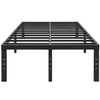 ALDRICH 18 Inch Metal King Size Bed Frame - Black