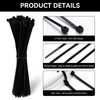 Innconee Zip Tie Tool Kit with 400 Cable Ties Assorted