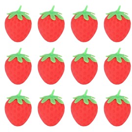 12Pcs Strawberry Stress Toy Strawberry Squeeze Dough Ball Fidget Toys for Stress Relief