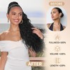Humistwbiu Claw Clip Ponytail Extension for Women 30 Inch Long