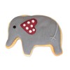 Staedter Stainless Steel Elephant Cookie Cutter, 6 cm, Silver
