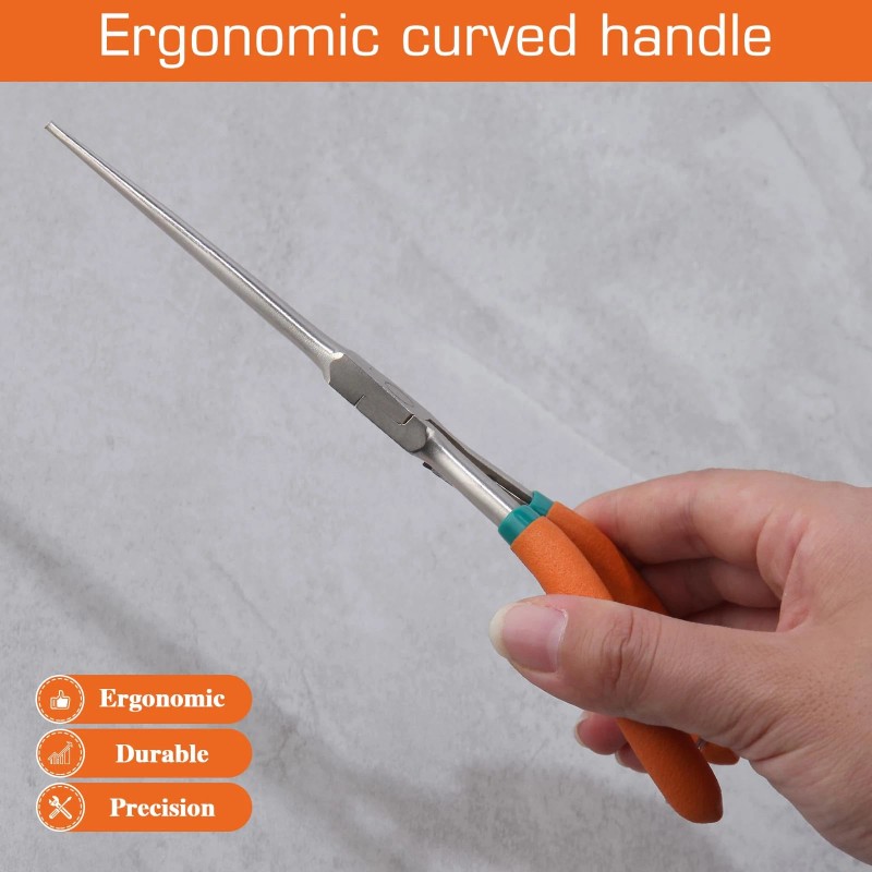 LEONTOOL Long Reach Needle Nose Pliers 7 Thin Extra Long