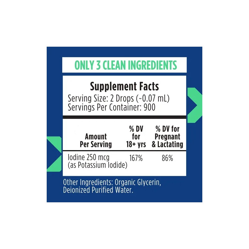 Noveha Iodine Drops Suplemento Orgánico De Yodo Diario