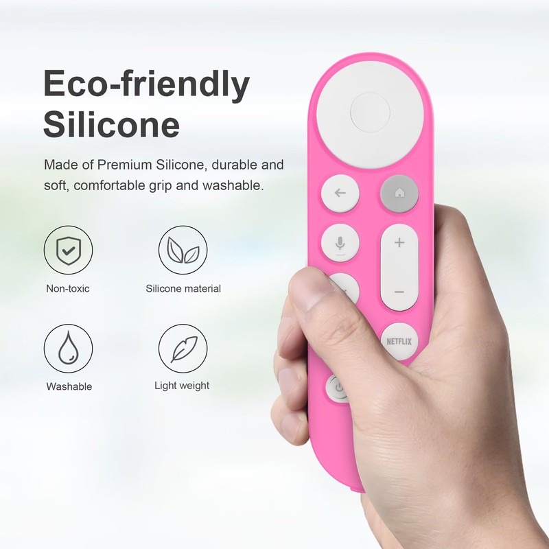 JCMOYUTY Glow Remote Cover Replacement for Google TV Streamer 4K