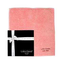 Lara Christie Cotton Hand Towel, Imabari Towel, Snow Field Pink