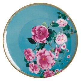 Maxwell & Williams Teas & C's Silk Road Coupe Plate 19.5cm Aqua Gift Boxed