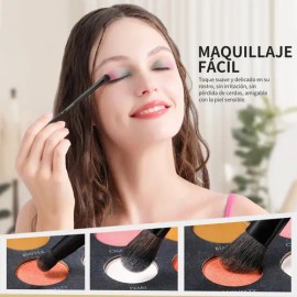 Juego De Brochas De Maquillaje Profesional Docolor, 30 Pieza Color Negro                                                                              