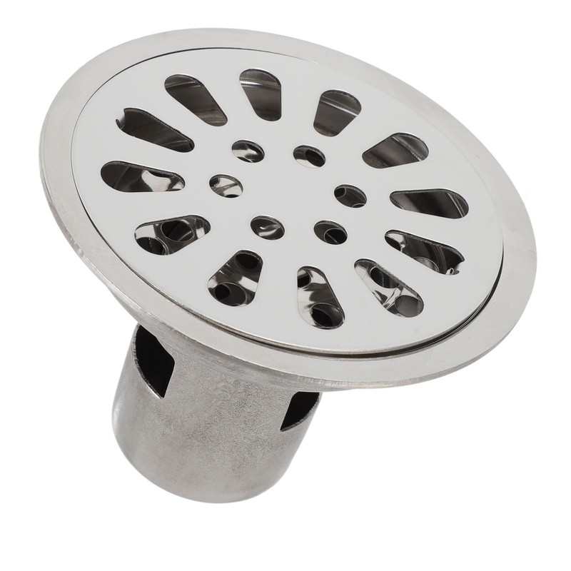 Floor Drain 3.5 Inch Stainless Steel Odor Resistant Deep Water