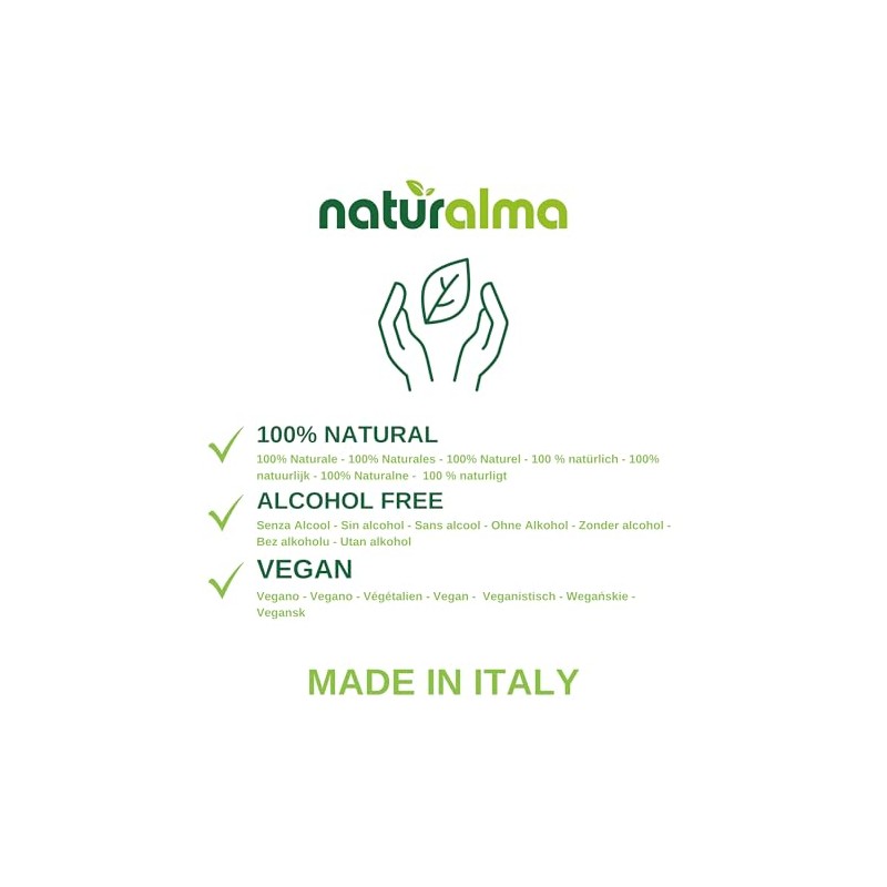Naturalma Lemon Balm (Melissa officinalis) Leaves Alcohol-Free Mother Tincture Naturalma