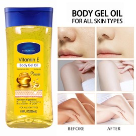 Vitamin E Body Oil For Women Lighten Skin Tone & Firming Skin Care. Deeply Nourishing & Moisturizing Facial & Body Oil – Promotes Youthful, Glowing Skin. For Daily Hydration & Radiance