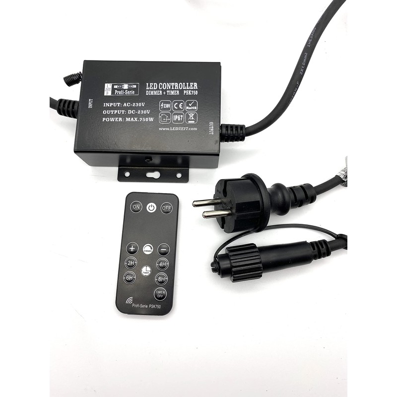 LEDZEIT - Professional Series - LED Controller with Power Plug,