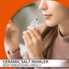 Natural Solution Himalayan Salt Inhaler Ceramic with Himalayan Pink Salt