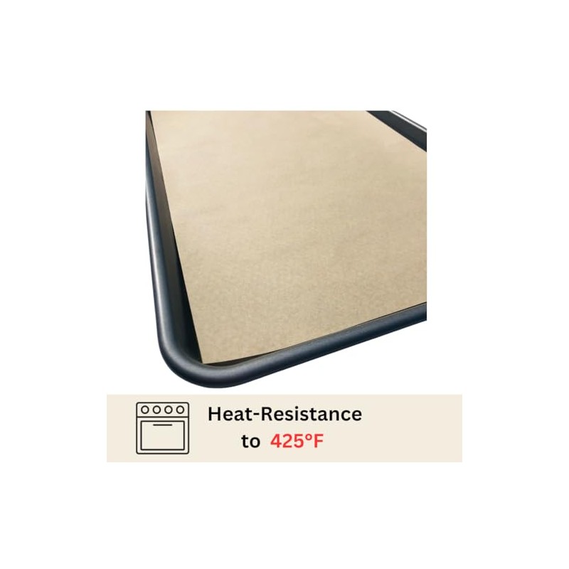 Unbleached 8 1/2" X 11" inch, 100 Pack Parchment Paper