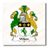 Carpe Diem Designs Wilson Family Crest/Coat of Arms Ceramic Tile