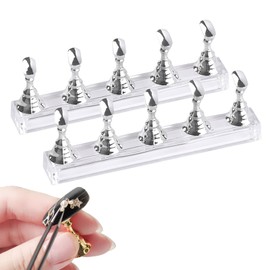 BaraRose Nail Tip Stand, Magnet, Nail Tip, Practice Stand, Magnet, Nail Tip, Nail Stand, Clear