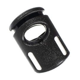 Paracord Planet Ellipse Spring Cord Lock 1/4 Inch – Paracord and Clothing – Black (50 Pack)