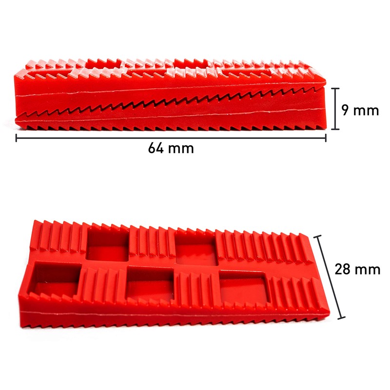 Premium Plastic Wedges (130 Pieces) – Plastic Wedges as Spacers