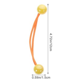 Ligas Para Cabello Con Bolitas 12 Piezas Accesorios Elásticos Para Mujeres Y Niñas Anillos Para El Pelo De 4.72In Colores Candy Para Coletas Y Moños Diarios