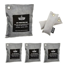 CALIFORNIA HOME GOODS AIR PURIFYING BAMBOO CHARCOAL BAGS 1-500 3-200G + 2-50G