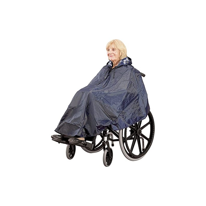 Days Wheelchair Poncho, Waterproof, Lined, Hooded