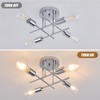 Dellemade Ceiling Light, 4 Lights Chandelier Ceiling Light for Living