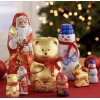 Lindt LINDOR Milk Chocolate Holday Figure Santa Claus and Reindeer