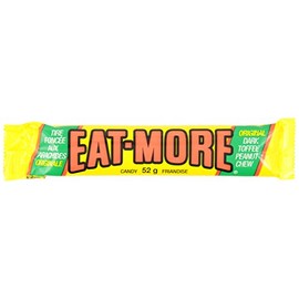 LOWNEY EAT-MORE Dark Toffee Chocolate Peanut Butter Candy, 24 Count