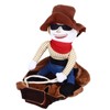 Cowboy Pet Costume Breathable Comfortable Polyester Dog Cloth Decorative Funny
