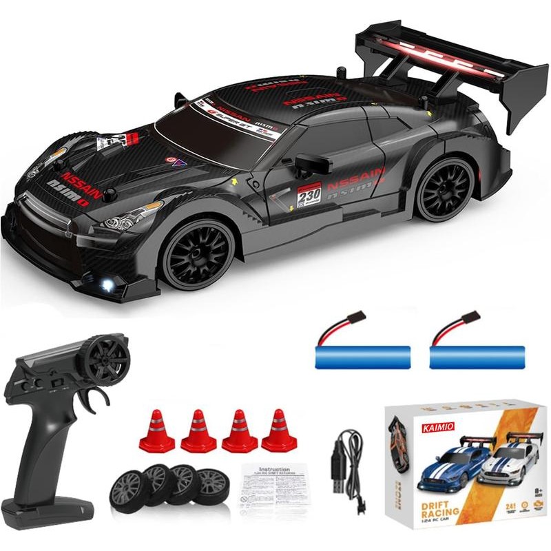 1:24 Scale RC Drift Car 4WD 2.4GHz 30KM/H High Speed