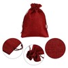 HARFINGTON 25Pcs Burlap Gift Bags with Drawstring 5" x 7"