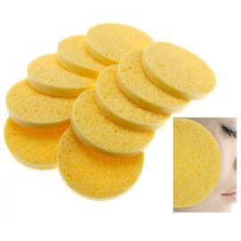 Micro Trader New 10 x Cellulose Facial Sponges Natural Facial Cleansing Sponge