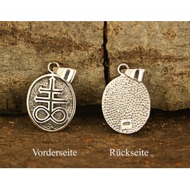 Kiss of Leather Leviathan Cross Pendant 925 Sterling Silver No. 414, Silver