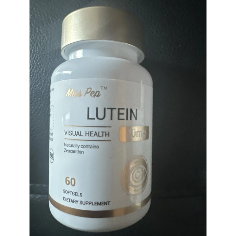 Miss Pep Lutein (20mg) 60 Softgels Exp 11-25
