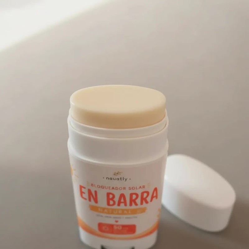 Bloqueador Solar Natural En Barra Fps 50 Protección Uv