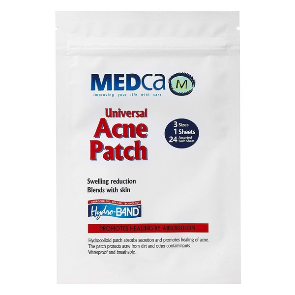 Acne Pimple Patch Absorbing Cover 24 Count 3 Sizes