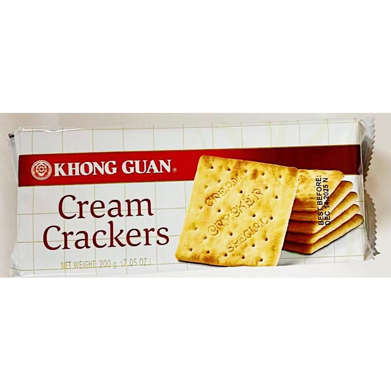 Cream Crackers, 7.05 oz, 200g, 3 Packs