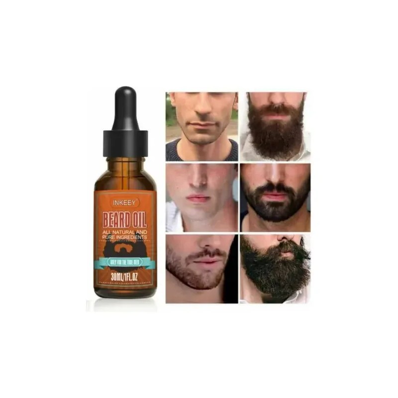 Kit Barba Serum Natural + Rodillo Micro Agujas Crecimiento