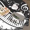 Music Round Tablecloth 60 Inch - Classic Piano Table Cloth