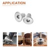 DTGN M10-1.5 x 20mm Flat Head Socket Cap Screws, 10