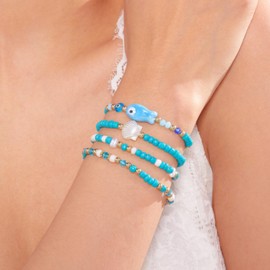 Long tiantian Fish Dress Fish Bracelet for Women Fishing Jewelry Ocean Jewelry Gifts Inspired Accessories