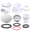 SPARES2GO Shower Trap for 50mm Tray Plug Hole 40mm 1.5"