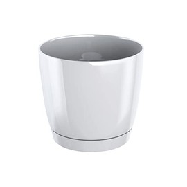 Prosper Plast DUOP280-S449 28 x 26.2 cm Coubi Flowerpot - White