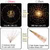 4 Pack 800 LED Starburst Sphere Lights, Battery Operated Firework