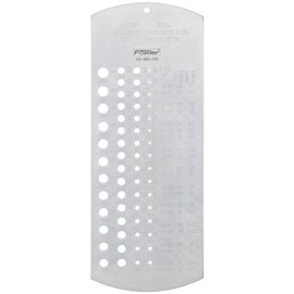 Fowler 52-480-010-0, Hardened and Ground Drill Gages with 60 Holes and #1-#60 Range