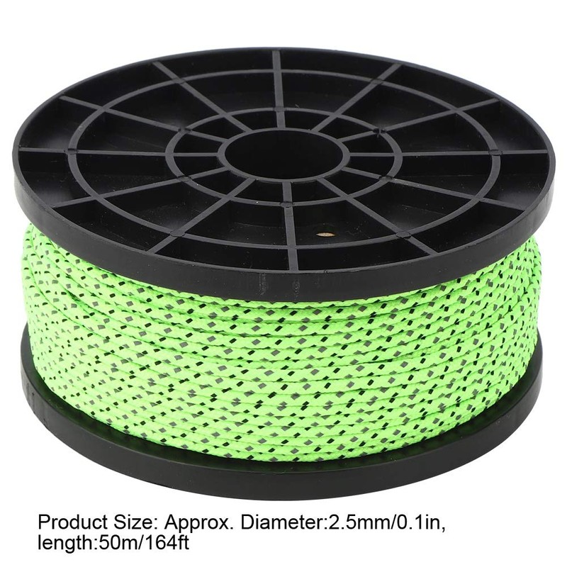 Fauitay Tent Rope Safety 13×13×6 High Density 2.5mm Multifunctional Camping