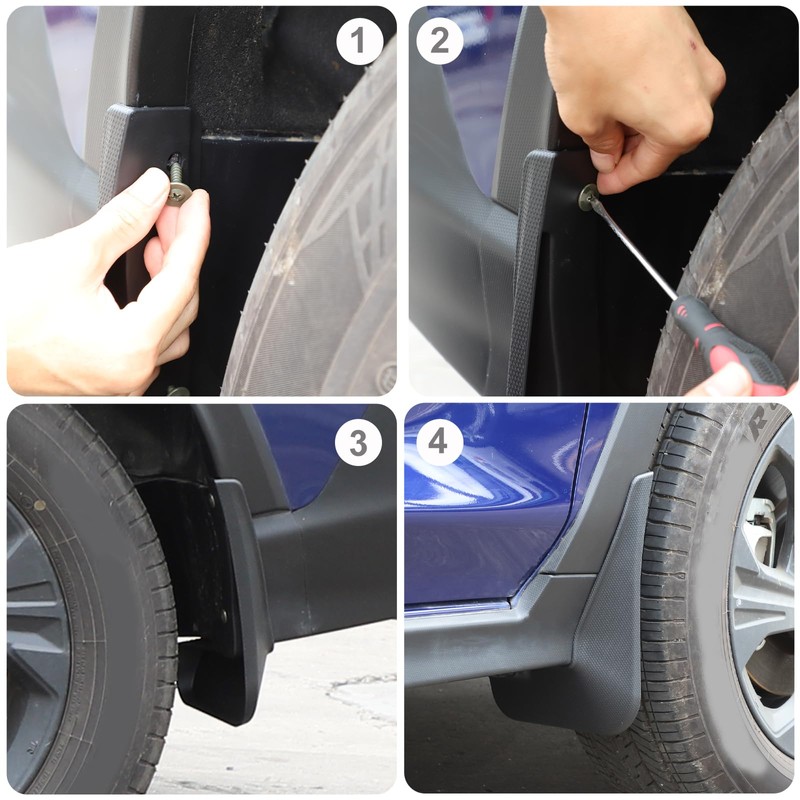 Mud Flaps Compatible with Crosstrek 2023 2024, 4pcs Splash Guard