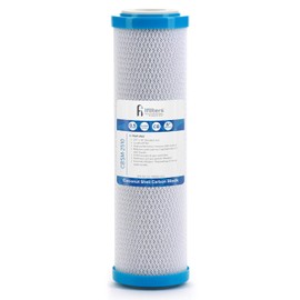 iFilters 0.5-Micron Carbon Block Water Filter – Coconut Shell CTO Drinking Water Filter Cartridge – 10-inch Replacement for Filtration Systems – Reduces Odors, Chlorine Taste – 2.5" x 10"
