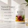 Vitamin E 400IU | Natural D-Alpha Tocopherol | 120 Capsules